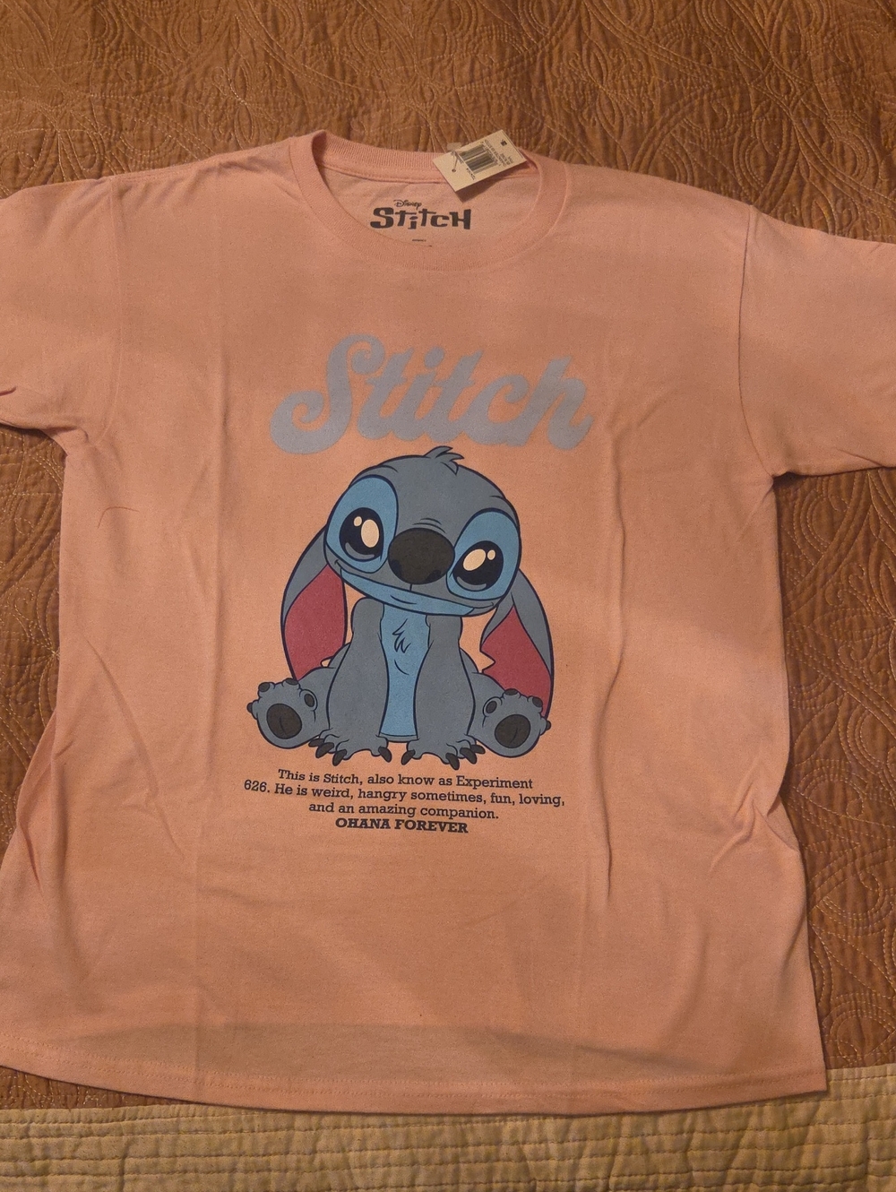 Disney Pink Stitch Graphic Tee